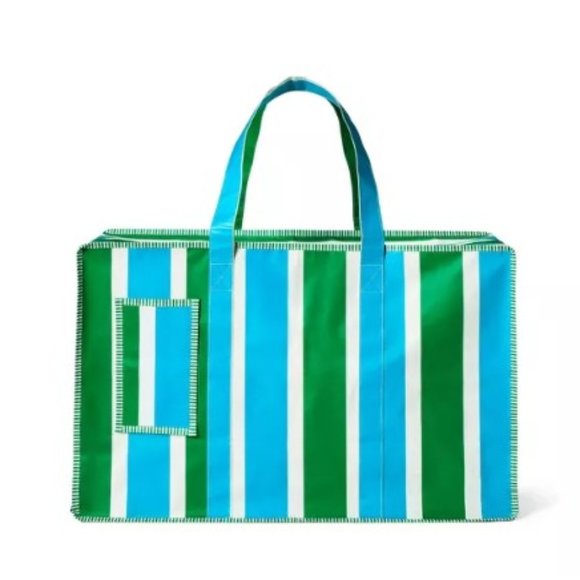 Tabitha Bags Nwt Striped Xl Reusable Grocery Tote Tabitha Brown For